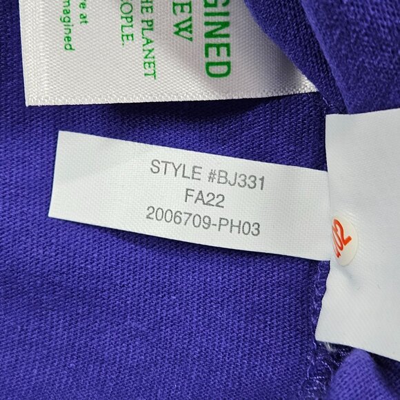 J Crew Shirt Mens S Purple Relaxed Cotton Pocket Tee BJ331 Oarsman Tag NEW - Picture 6 of 9